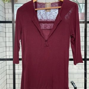 Anthropologie 3/4 Sleeve Top